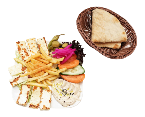 Gegrillter Halloumi Teller
