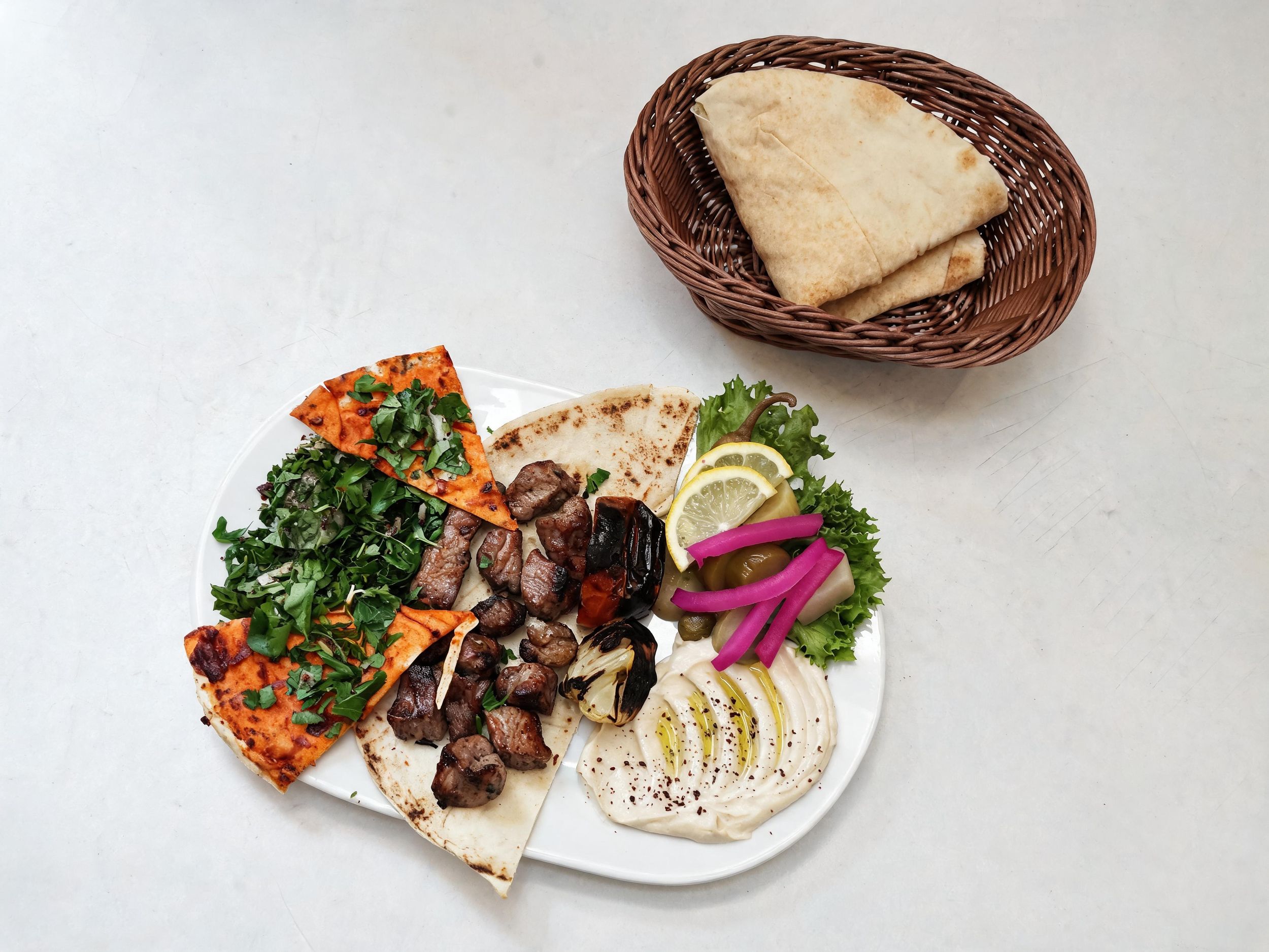 Lammspieße teller (Shekaf)