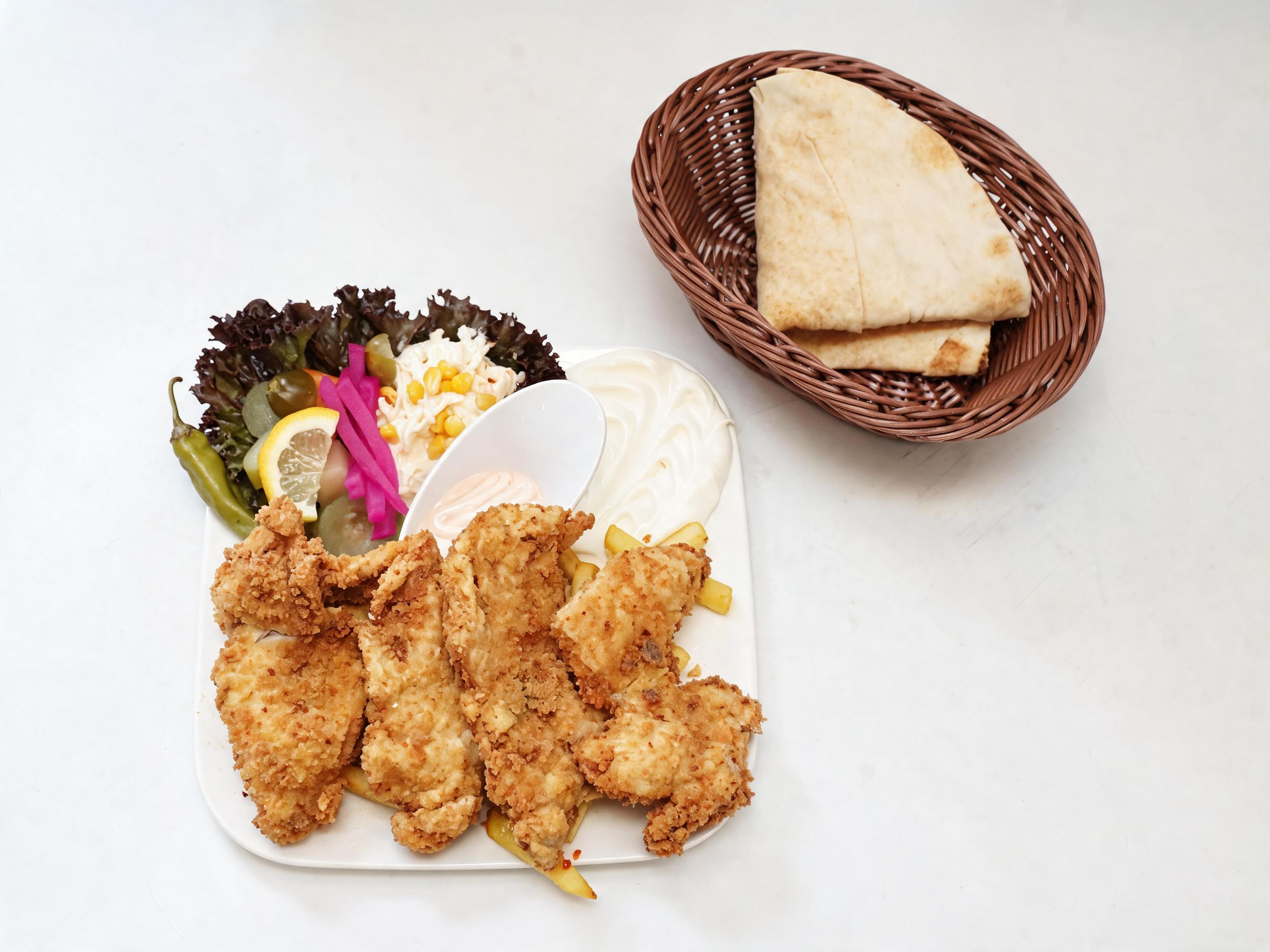 Paniertes Hähnchenschnitzel (Escalope)