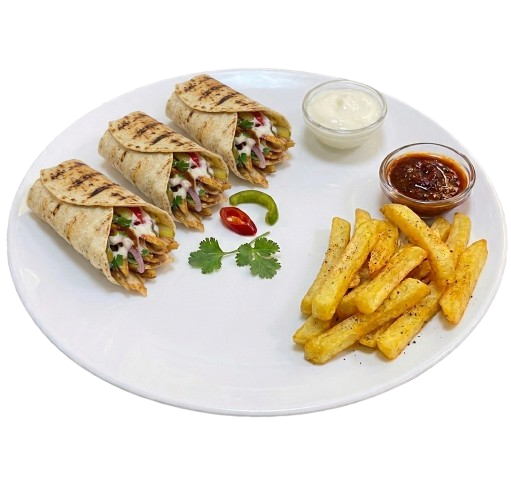 Shawarma Röllchen (Teller)