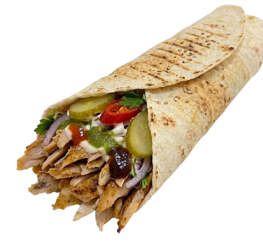 Shawarma Sandwich mit Salat